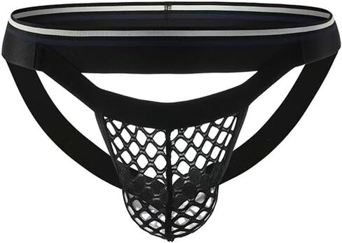 Men's Jockstrap Underwear Breathable Mesh Underwears Thongs Jock Strap Athletic Supporters in Saudi Arabia