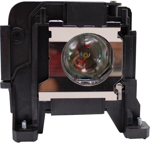 Jaspertronics OEM V13H010L89 مصباح جهاز العرض والإسكان الأصلي 250 وات UHE مع ضمان لمدة سنة واحدة، 3,500-5,000 ساعة، موثوق، عالي الأداء، وحدة جديدة معبأة للبيع بالتجزئة in Kuwait