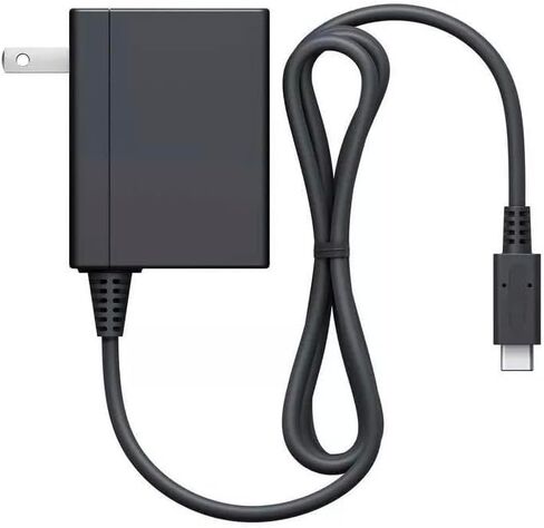 شاحن 39 وات لجهاز نينتندو سويتش - شحن سريع مع سلك USB C بطول 5 أقدام - متوافق مع سويتش لايت وOLED وSteam Deck - يدعم وضع التلفزيون in Kuwait