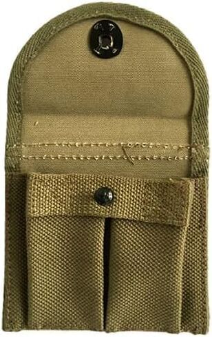 U.S. WW2 M1 Carbine Butt Magazine Pouch - WWII Buttstock Type OD Green Ammo Bag in Saudi Arabia