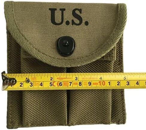 U.S. WW2 M1 Carbine Butt Magazine Pouch - WWII Buttstock Type OD Green Ammo Bag in Saudi Arabia
