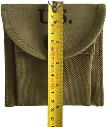 U.S. WW2 M1 Carbine Butt Magazine Pouch - WWII Buttstock Type OD Green Ammo Bag in Saudi Arabia