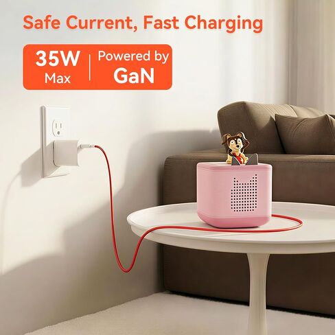 Charger for Toniebox 2,Type-C Charging Cable and Wall Adapter Block Suitable for Tonie Box 2 in Kuwait