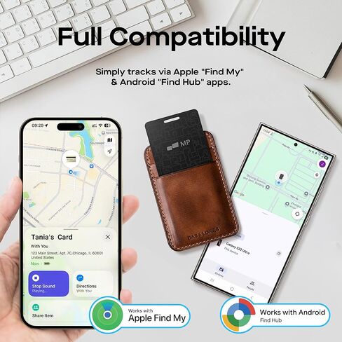 بطاقة تعقب المحفظة 2026 Mobile Pixels، تعمل مع (iOS وAndroid)، متتبع بلوتوث رفيع للغاية قابل لإعادة الشحن، مكتشف مفاتيح GPS، محدد موقع العناصر المحمولة للمحفظة والحقائب والأمتعة (عبوة واحدة) in Saudi Arabia