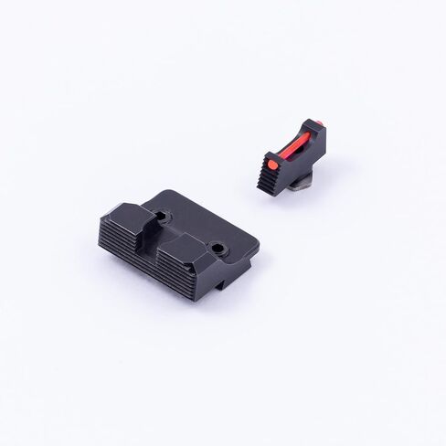 مجموعة رؤية حديدية من الألياف الضوئية واسعة النطاق لمسدسات Glock Gen 1-5 17-48 | مشاهد مسابقة الاستحواذ السريع لبطل العالم روبرت فوجل | 9 ملم .40 .45 و 10 ملم | USPSA IDPA IPSC 3-Gun in Saudi Arabia