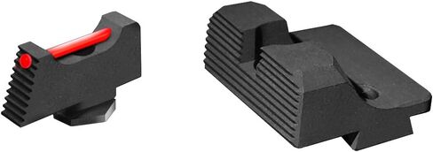 مجموعة رؤية حديدية من الألياف الضوئية واسعة النطاق لمسدسات Glock Gen 1-5 17-48 | مشاهد مسابقة الاستحواذ السريع لبطل العالم روبرت فوجل | 9 ملم .40 .45 و 10 ملم | USPSA IDPA IPSC 3-Gun in Saudi Arabia