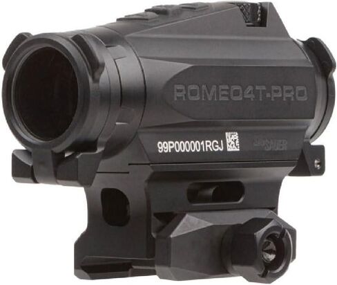 Sig Sauer ROMEO4T-PRO 1x20mm Red Dot Sight - شبكاني ذو دائرة باليستية رباعية حمراء، 0.5 MOA، أسود/FDE in Saudi Arabia