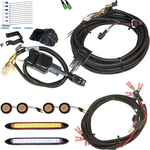 Plug And Play Turn Kit With Horn, Hazard, Switchback LED Sequential Signal Lights (3 pin tail light) Compatible With Polaris Ranger SP 570, 800, 900 XP in Kuwait
