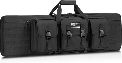 حقيبة بندقية ناعمة مقاس 36 بوصة و42 بوصة و48 بوصة، وحقيبة بندقية مزدوجة وحقيبة ظهر للبندقية مع حزام ظهر وسحاب قابل للقفل للرماية في الهواء الطلق والصيد وتخزين الأسلحة النارية ونقلها in Kuwait
