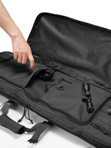 حقيبة بندقية ناعمة مقاس 36 بوصة و42 بوصة و48 بوصة، وحقيبة بندقية مزدوجة وحقيبة ظهر للبندقية مع حزام ظهر وسحاب قابل للقفل للرماية في الهواء الطلق والصيد وتخزين الأسلحة النارية ونقلها in Kuwait