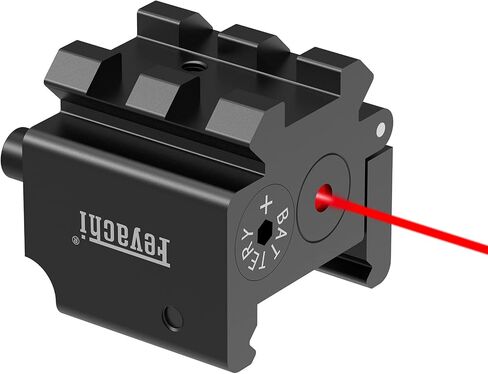 Feyachi PL-19 جهاز رؤية ليزر أحمر/أخضر يعمل على ترقية جهاز ليزر Airsoft Gun ليزر أحمر مدمج منخفض المستوى مع حاجز Picatinny/Weaver لبندقية مسدس مسدس in Kuwait