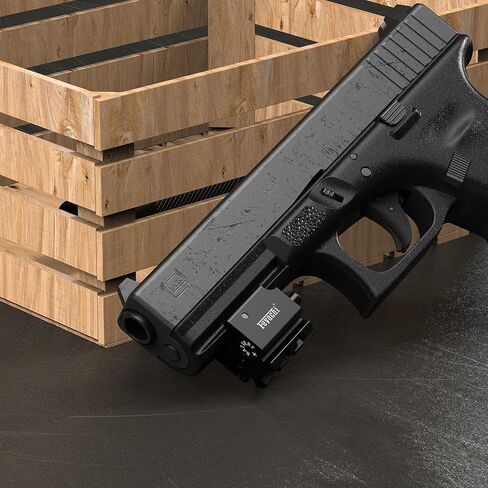 Feyachi PL-19 جهاز رؤية ليزر أحمر/أخضر يعمل على ترقية جهاز ليزر Airsoft Gun ليزر أحمر مدمج منخفض المستوى مع حاجز Picatinny/Weaver لبندقية مسدس مسدس in Kuwait