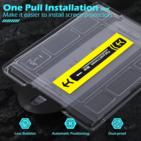 Screen Protector Compatible with iPad Pro 13" M5/M4 (2025/2024) / Air 13" M3/M2 (2025/2024), Tempered Glass with Install Tray [HD Clarity] [9 Hardness] [Anti-Scratch] [Easy Installation] in Saudi Arabia