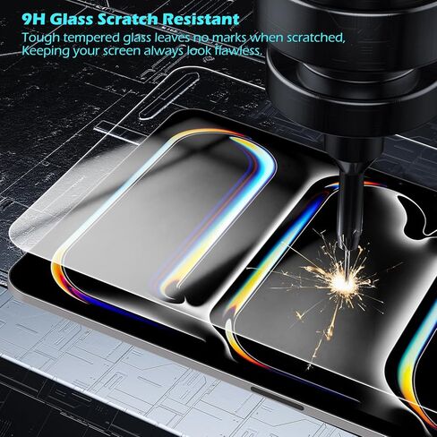 Screen Protector Compatible with iPad Pro 13" M5/M4 (2025/2024) / Air 13" M3/M2 (2025/2024), Tempered Glass with Install Tray [HD Clarity] [9 Hardness] [Anti-Scratch] [Easy Installation] in Saudi Arabia