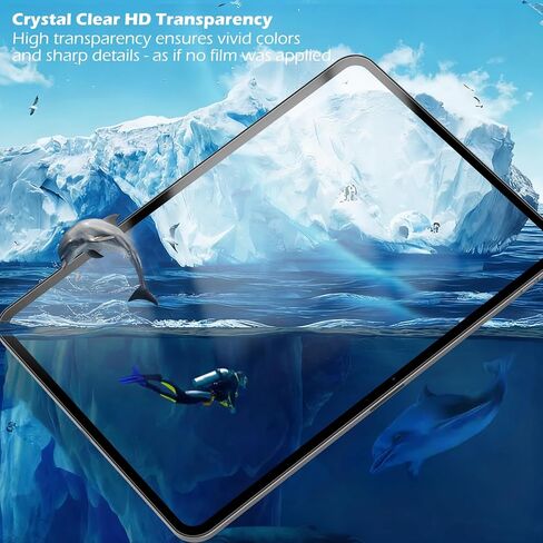 Screen Protector Compatible with iPad Pro 13" M5/M4 (2025/2024) / Air 13" M3/M2 (2025/2024), Tempered Glass with Install Tray [HD Clarity] [9 Hardness] [Anti-Scratch] [Easy Installation] in Saudi Arabia