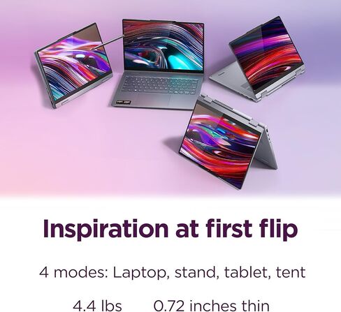 Lenovo IdeaPad 5 لاب توب 2 في 1 - Copilot+ PC - وحدة المعالجة المركزية AMD Ryzen AI 5 340 - شاشة لمس WUXGA IPS مقاس 16 بوصة - ذاكرة وصول عشوائي 16 جيجابايت - تخزين 1 تيرابايت - وحدة معالجة رسومات AMD Radeon 840M - لونا رمادي in Kuwait