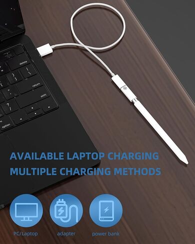 Lightning Female to USB C Female Connector for Pencil Charging Converter(2 Pack) for iPad 1st Gen Generation Adapter Type C Cable Plug Accessories Pen Charger Adaptor for Apple MFI Certified in Saudi Arabia