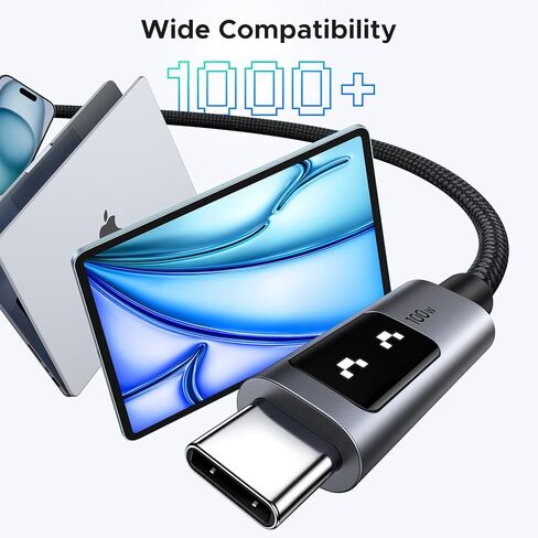 UGREEN Nexode 65W GaN Wall Charger Bundle with Uno 3.3FT 100W USB C to USB C Cable for iPhone 17/17 Air/17 Pro/17 Pro Max/16, MacBook Pro/Air, iPad Pro/Air, Galaxy S25 Ultra in Saudi Arabia