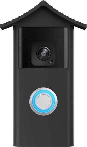 Silicone Skin for Ring Battery Doorbell (2024 Release) – Weatherproof Protective Case Cover – Heat & Cold Resistant (-40°F to 220°F) – Easy Snap-On Install, Black in Kuwait