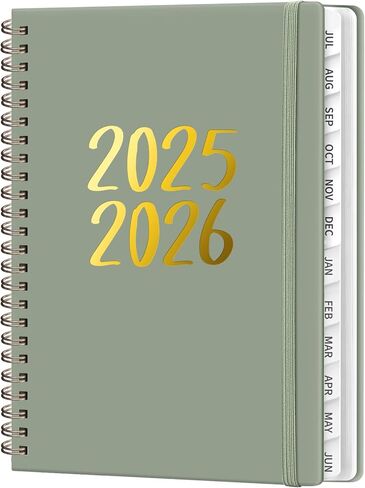 2026 Planner, Weekly and Monthly Calendar Book Planner, Agenda 2026 from January to December, Academic Planning for School, Offices Supplies, Painted Flowers in Kuwait