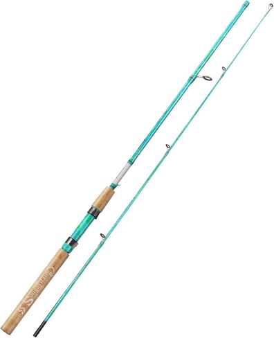 Sougayilang Fishing Rods Ultra Light Rods 2 Pieces Cork Handle Spinning &Baitcasting Rod for Trout Crappie -5'6" in Saudi Arabia
