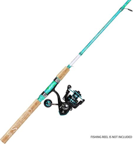Sougayilang Fishing Rods Ultra Light Rods 2 Pieces Cork Handle Spinning &Baitcasting Rod for Trout Crappie -5'6" in Saudi Arabia