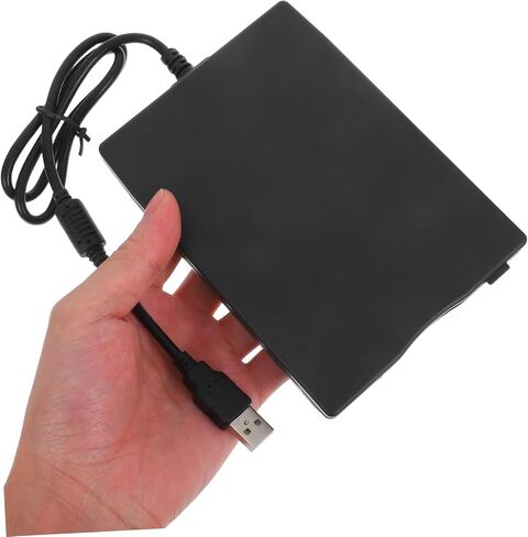 Angoily USB قارئ القرص المرن للكمبيوتر المحمول محرك أقراص مرنة USB سهل الاستخدام ومتوافق مع أنظمة متعددة in Kuwait
