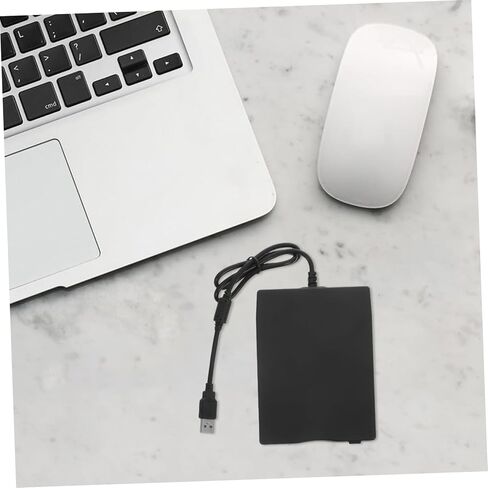 Angoily USB قارئ القرص المرن للكمبيوتر المحمول محرك أقراص مرنة USB سهل الاستخدام ومتوافق مع أنظمة متعددة in Kuwait