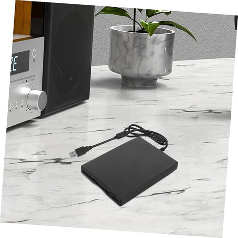 Angoily USB قارئ القرص المرن للكمبيوتر المحمول محرك أقراص مرنة USB سهل الاستخدام ومتوافق مع أنظمة متعددة in Kuwait
