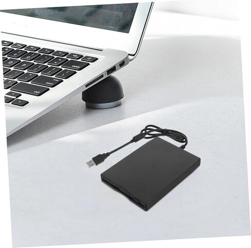 Angoily USB قارئ القرص المرن للكمبيوتر المحمول محرك أقراص مرنة USB سهل الاستخدام ومتوافق مع أنظمة متعددة in Kuwait