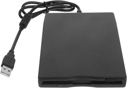 ARTIBETTER USB Floppy Disk Drive for Desktop Laptop Old Disc Drive Adapter External Floppy to USB Converter Compact Portable Support Me Xp in Saudi Arabia