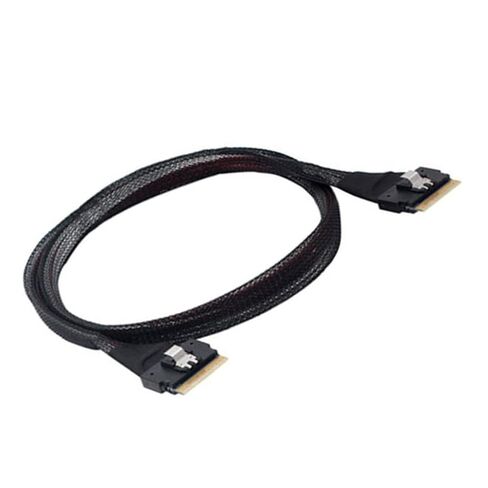 SFF-8654 Slimline 8i 74Pin Male to 74Pin SFF-8654 SAS4.0 4.0 Male Extender Cable 50cm/80cm Internal Server Cable in Saudi Arabia