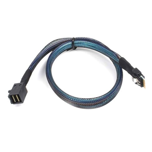 كابل PCIE4.0 MiniSAS SFF8643 36PIN إلى SlimlineSAS SFF8654 4i 38P 0.5/1 متر in Kuwait