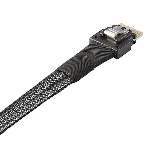 كابل PCIE4.0 MiniSAS SFF8643 36PIN إلى SlimlineSAS SFF8654 4i 38P 0.5/1 متر in Kuwait