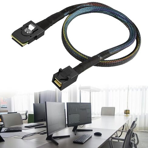 High Performances Internal MiniSAS Cable, SFF8087 to SFF8643, for Secure Data Transmission Dense Server Interconnects in Kuwait