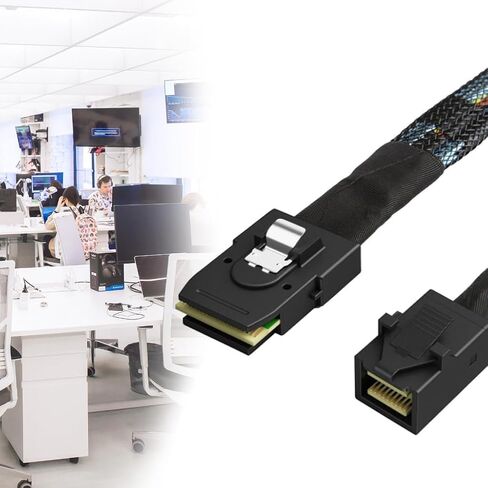 High Performances Internal MiniSAS Cable, SFF8087 to SFF8643, for Secure Data Transmission Dense Server Interconnects in Kuwait