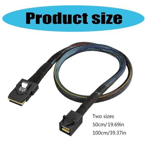 High Performances Internal MiniSAS Cable, SFF8087 to SFF8643, for Secure Data Transmission Dense Server Interconnects in Kuwait