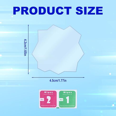5pcs Screen Protector, PET Hard Screen Protector Cover with Dry/Wet Glasses Cleaning Wipes Anti-Scratch Anti-Bubble Clear Protective Film Full Coverage PET Clear Film Accessories for Game Console in Saudi Arabia