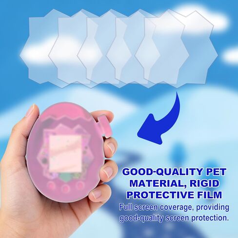 5pcs Screen Protector, PET Hard Screen Protector Cover with Dry/Wet Glasses Cleaning Wipes Anti-Scratch Anti-Bubble Clear Protective Film Full Coverage PET Clear Film Accessories for Game Console in Saudi Arabia