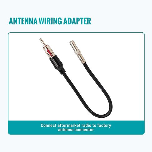 NuIth Radio Wiring Harness with Antenna Adapter + Double DIN Radio Dash Kits for Chevrolet 2004-2012 in Saudi Arabia
