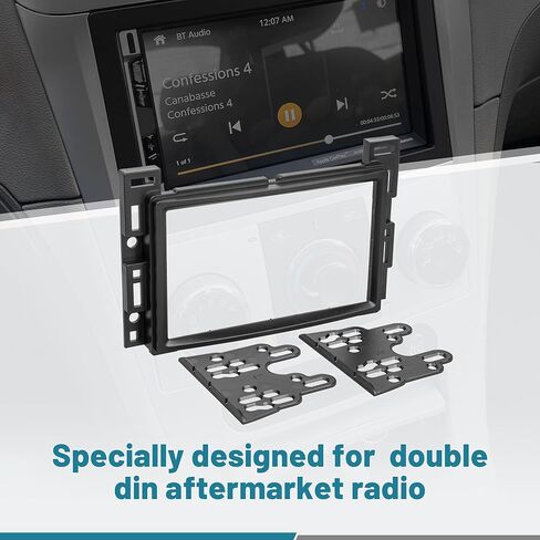 NuIth Radio Wiring Harness with Antenna Adapter + Double DIN Radio Dash Kits for Chevrolet 2004-2012 in Saudi Arabia