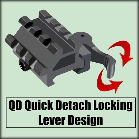 Gotical 3 Slots Dual | 90 Degree and 45 Degree Double Riser Quick Release in Saudi Arabia