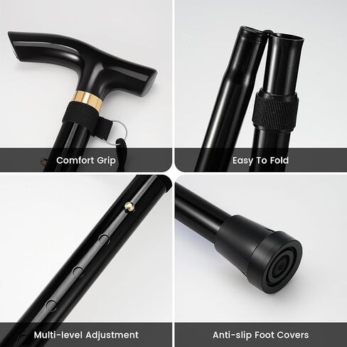 Trekking Poles - Lightweight,Collapsible Hiking Poles - Aluminum Alloy Trekking Sticks with Telescopic,Collapsible,for Hiking,Camping in Saudi Arabia