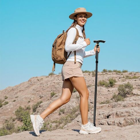 Trekking Poles - Lightweight,Collapsible Hiking Poles - Aluminum Alloy Trekking Sticks with Telescopic,Collapsible,for Hiking,Camping in Saudi Arabia
