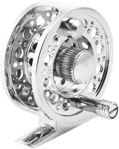 Toyvian Aluminum Alloy Fly Fishing Reel Large Arbor Design Interchangeable Left/Right Hand Sturdy Fishing Gear for Freshwater and Saltwater Angling in Saudi Arabia