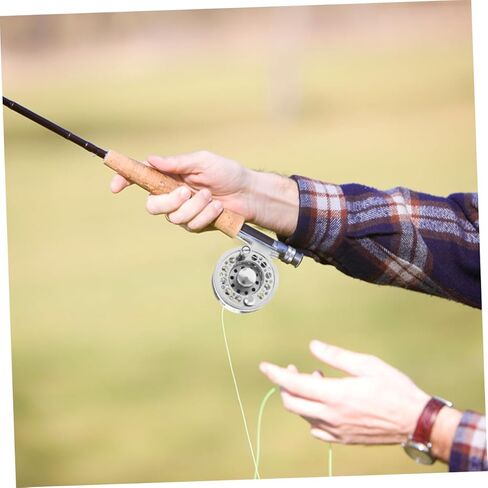 Toyvian Aluminum Alloy Fly Fishing Reel Large Arbor Design Interchangeable Left/Right Hand Sturdy Fishing Gear for Freshwater and Saltwater Angling in Saudi Arabia