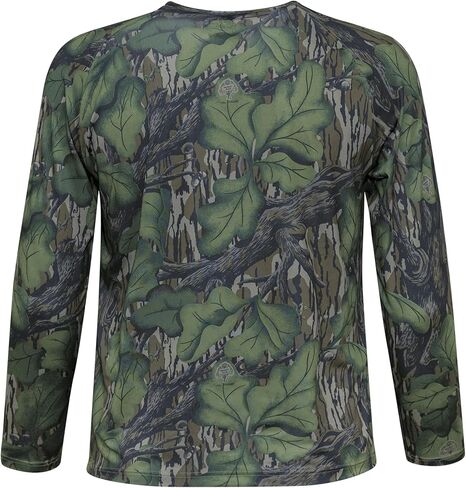 Mossy Oak Men's Hunting Shirt Camo Clothes Long Sleeve, Large, Full Foliage in Saudi Arabia