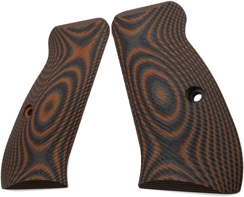 Cool Hand G10 Grips for CZ 75/85 Compact, CZ P-01, P100, C100, Tristar T100, CZ PCR, CZ 75 D, Black Gun Grips Screws Included, Palm Swell Back Style in Saudi Arabia