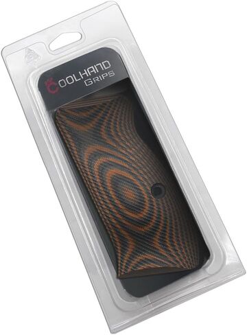 Cool Hand G10 Grips for CZ 75/85 Compact, CZ P-01, P100, C100, Tristar T100, CZ PCR, CZ 75 D, Black Gun Grips Screws Included, Palm Swell Back Style in Saudi Arabia