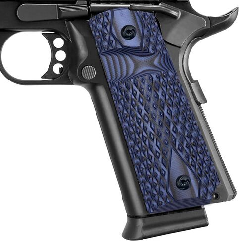 Guuun G10 Grips for 1911 Full Size, Diamond Cut Big Scoop Texture Fit for Most Government Commander 1911 Pistol in Saudi Arabia